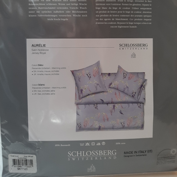 Schlossberg Aurelie King Duvet Cover & King Shams Set $1290 - Picture 8 of 14